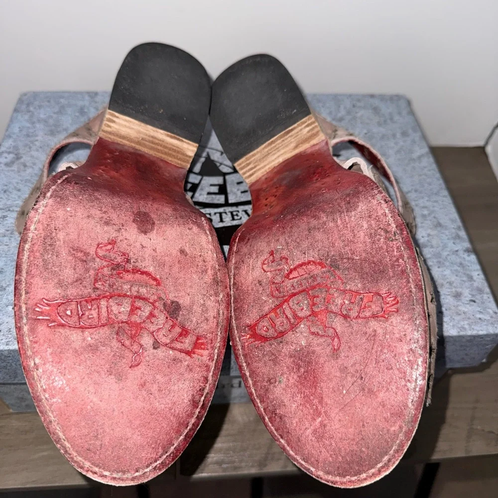 Freebird by Steven Pink Cut-Out Sandals - Picture 8 of 11